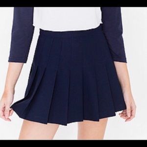 american apparel navy skirt